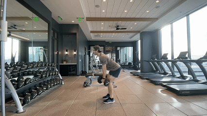 Bent Over Dumbbell Row demonstration