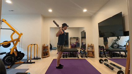 Barbell Back Lunge demonstration
