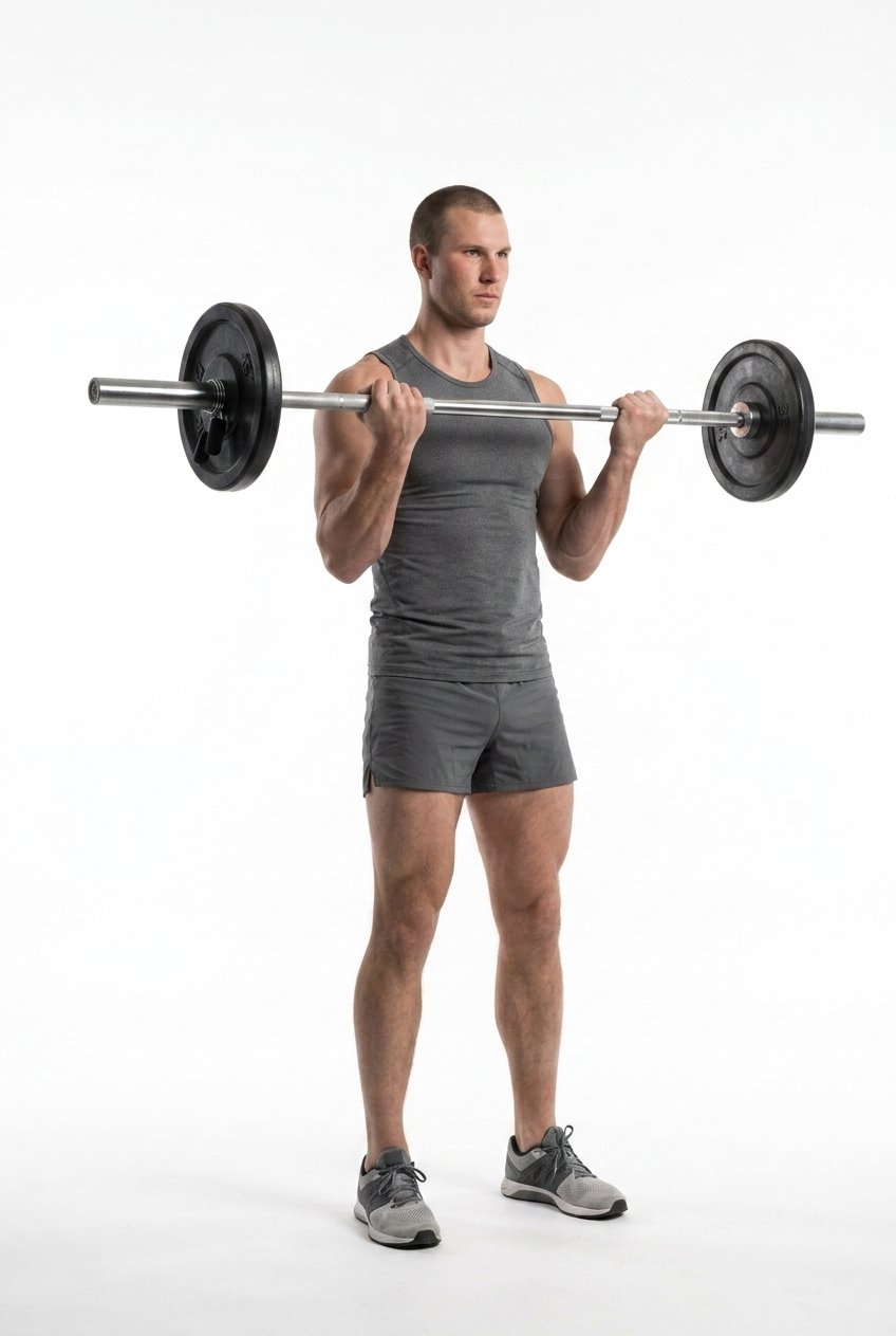Barbell Bicep Curl demonstration