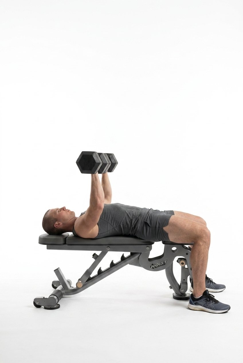 Dumbbell Bench Press demonstration
