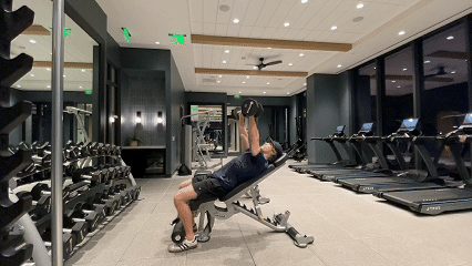 Incline Dumbbell Bench Press demonstration