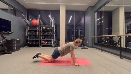 Kneeling Push-Up demonstration