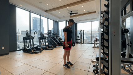 Dumbbell Deadlift demonstration