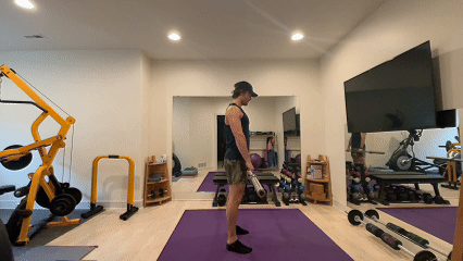 Barbell Romanian Deadlift demonstration